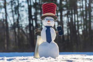 business snowman