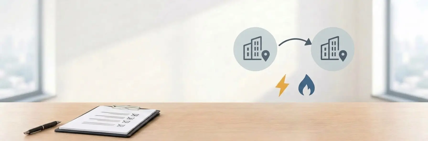 Business energy when moving premises