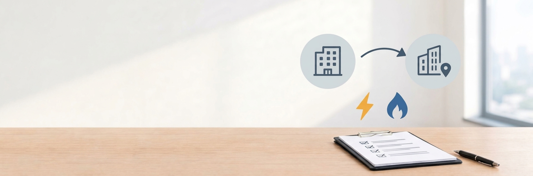 Business energy when moving premises